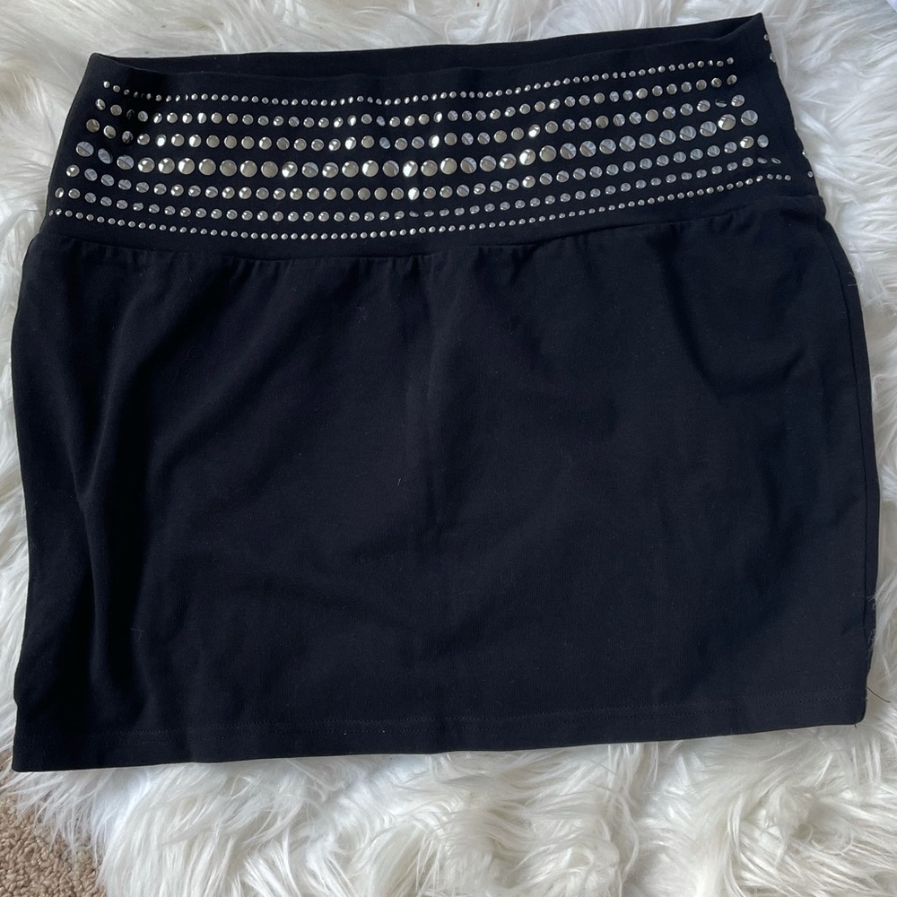 Express Studded Mini Skirt